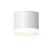 Светильник накладной Pauline C087CL-GX53-W Maytoni белый 1 лампа, основание белое в стиле современный хай-тек 