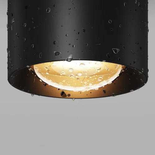 Накладной светильник LED уличный Lumina O498CL-L7B3K Maytoni уличный IP65 чёрный на 1 лампу, плафон чёрный в стиле современный хай-тек LED фото 6