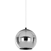 Светильник подвесной LOFT2026-E LOFT IT хром на 1 лампу, основание хром в стиле современный шар
