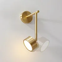 Настенное бра SUNSHINE WALL Big 178130-26 ImperiumLoft золотой 1 лампа, основание золотое в стиле минимализм 