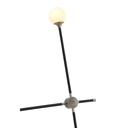 Торшер Bastoncino SL429.405.03 ST-Luce  белый 3 лампы, основание чёрное в стиле лофт
 фото 3