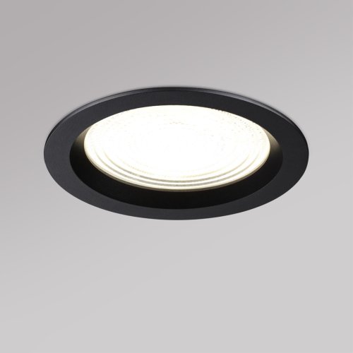 Светильник точечный LED Fluo 359847 Novotech чёрный на 1 лампу, основание чёрное в стиле хай-тек круглый фото 6