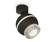 Спот с 1 лампой Techno spot XM1102010 Ambrella light чёрный GU5.3 в стиле модерн хай-тек 