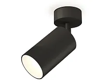 Светильник накладной XM6323001 Ambrella light чёрный 1 лампа, основание чёрное в стиле хай-тек современный круглый