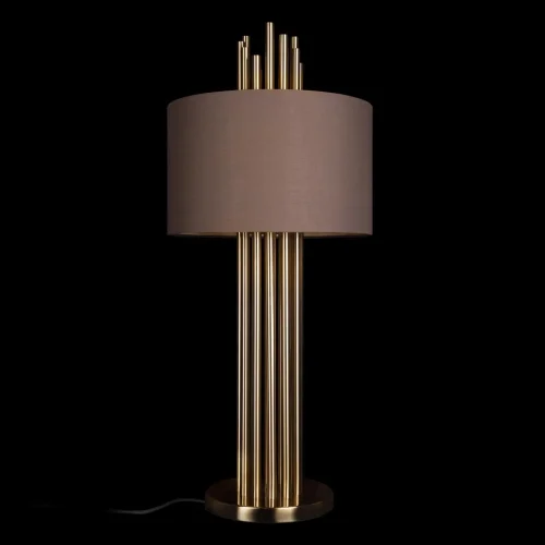 Настольная лампа Empire 10284 LOFT IT коричневая 1 лампа, основание золотое металл в стиле   фото 2