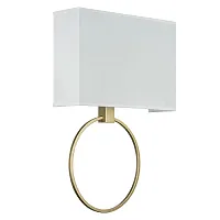 Бра Regolo 713623 Lightstar белый 2 лампы, основание золотое в стиле современный арт-деко 