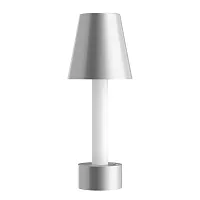 Настольная лампа LED Tet-a-tet MOD104TL-3AGR3K Maytoni серая 1 лампа, основание серое металл в стиле современный 