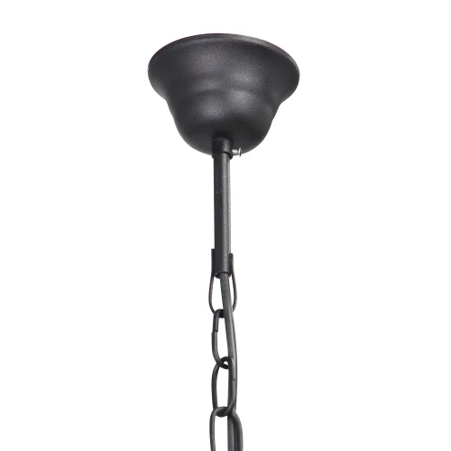 Светильник подвесной V4738-1/4 Vitaluce без плафона 4 лампы, основание чёрное в стиле лофт  фото 4