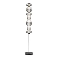 Торшер LED Perlina SL6119.405.40 ST-Luce серый чёрный на 1 лампу, основание чёрное в стиле современный 