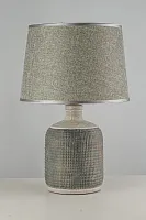 Настольная лампа Canino E 4.1.T1 GY Arti Lampadari серая 1 лампа, основание серое керамика в стиле классический кантри 
