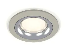 Светильник точечный XC7623003 Ambrella light серебряный серый 1 лампа, основание серое в стиле хай-тек современный 