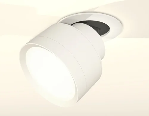Светильник точечный XM8101500 Ambrella light белый 1 лампа, основание белое в стиле хай-тек  фото 3