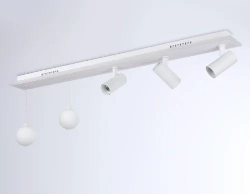 Светильник потолочный LED с пультом FL66201 Ambrella light белый 1 лампа, основание белое в стиле современный хай-тек с пультом фото 6