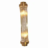 Бра Arezzo SL1177.201.02 ST-Luce прозрачный на 2 лампы, основание золотое в стиле современный 