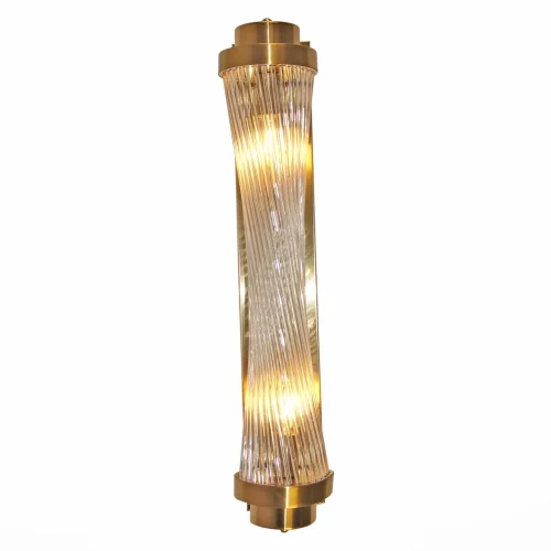Бра Arezzo SL1177.201.02 ST-Luce прозрачный на 2 лампы, основание золотое в стиле современный 