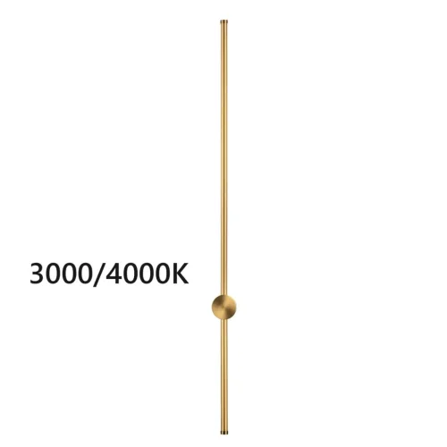 Бра LED Fillini 4335/18WGP Odeon Light золотой на 1 лампу, основание золотое в стиле современный хай-тек минимализм отражённый свет