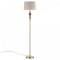 Торшер Homi 5040/1F Odeon Light  бежевый 1 лампа, основание античное бронза в стиле модерн
