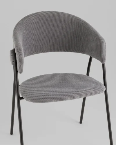 Стул Колин NEW вельвет серый УТ000038997 Stool Group, /, ножки//, размеры - *790***570*470 фото 2
