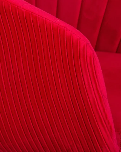 Стул обеденный 7305-LM MARY, цвет сиденья малиновый (1922-14) Dobrin, красный/велюр, ножки/металл/чёрный, размеры - ****510*510 фото 10