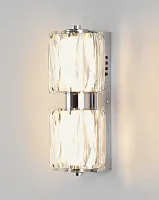 Бра LED Prismique V11716-WL Moderli прозрачный на 1 лампу, основание хром в стиле современный 