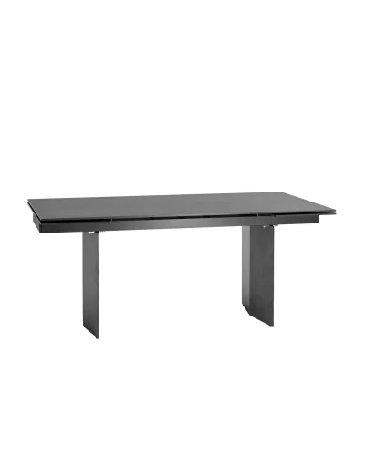 Стол обеденный Селин раскладной, 180-260*90, керамика темная УТ000034954 Stool Group столешница чёрная из керамика
