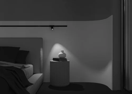 Трековый светильник магнитный LED Magnetic track system Radity TR103-1-12W3K-M-B Maytoni чёрный для шинопроводов серии Magnetic track system Radity чёрный фото 6