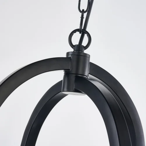 Светильник подвесной LED Castled 4009-4P Favourite чёрный 2 лампы, основание чёрное в стиле современный  фото 5