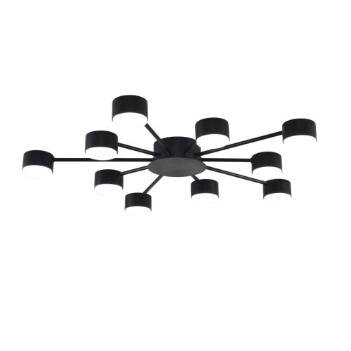 Светильник потолочный Torina 8344/10C Lumion чёрный на 10 ламп, основание чёрное в стиле минимализм фото 6