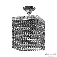 Светильник подвесной 19202/20IV Ni R R731 Bohemia Ivele Crystal чёрный 1 лампа, основание никель в стиле классический r