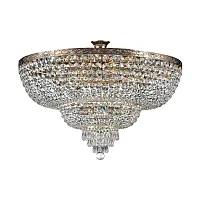 Люстра хрустальная Palace DIA891-CL-14-G Maytoni прозрачная на 14 ламп, основание золотое в стиле классический 