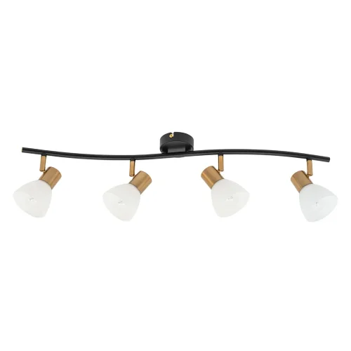 Спот с 4 лампами Falena A3117PL-4BK Arte Lamp белый E14 в стиле современный 