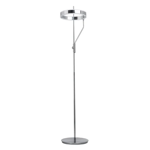 Торшер LED Гэлэкси 632046402 DeMarkt хром на 2 лампы, основание хром в стиле хай-тек 