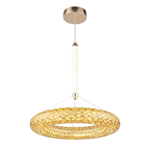 Светильник подвесной LED Danuta APL.035.06.25 Aployt золотой 1 лампа, основание золотое в стиле современный 