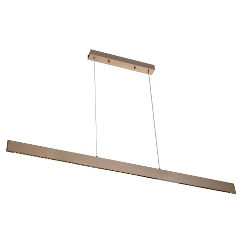 Светильник подвесной LED Edge CL720032N Citilux матовый золото на 1 лампу, основание матовое золото в стиле современный хай-тек линейный фото 2