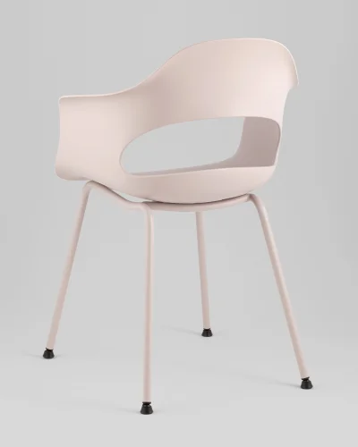 Стул Lady, пластик нежно-розовый УТ000039932 Stool Group, розовый/пластик, ножки/металл/розовый, размеры - *810**** фото 7