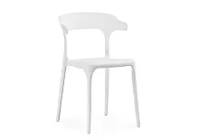Пластиковый стул Vite white 15596 Woodville, /, ножки/пластик/белый, размеры - ****490*480