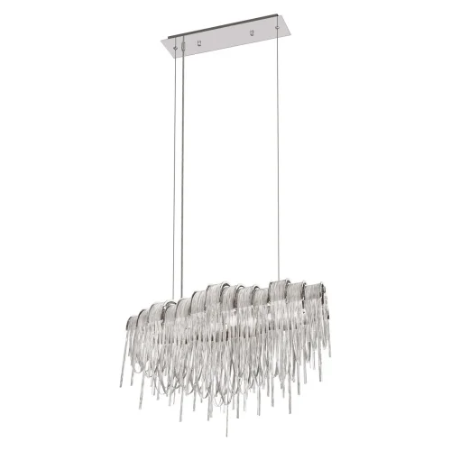 Люстра подвесная Volver 10404/720L SN LOFT IT никель на 5 ламп, основание никель в стиле арт-деко цепочки фото 3