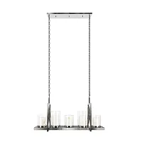 Люстра подвесная Candlebox 10436/1000R LOFT IT прозрачная на 5 ламп, основание никель в стиле современный кантри замковый 