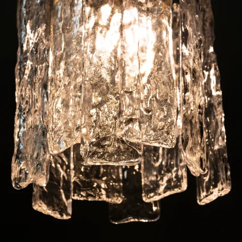 Светильник подвесной Felis 6005/17 SP-1 Divinare прозрачный 1 лампа, основание латунь в стиле современный  фото 3