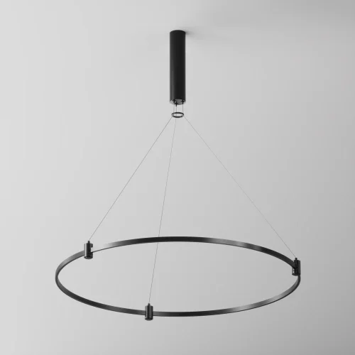 Подвесной набор с основанием под блок питания для круглого шинопровода Magnetic trаck system Flarity TRA154SW-BB-R-B Maytoni чёрный в стиле для светильников серии Magnetic trаck system Flarity flarity магнитная фото 5