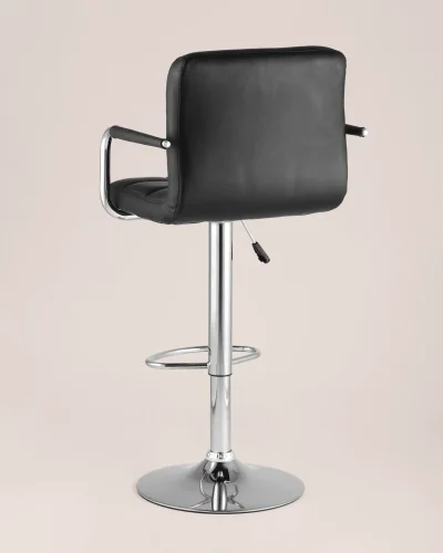 Стул барный Малави NEW, черный NP УТ000039146 Stool Group, /экокожа, ножки/металл/, размеры - 910*1110**** фото 5