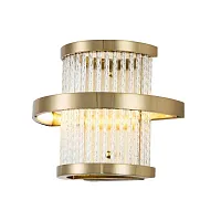 Бра LED Arena 2995-1W Favourite прозрачный 1 лампа, основание латунь в стиле современный 