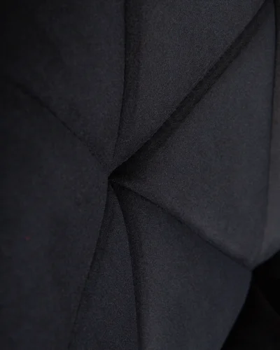 Стул барный 5022-LM BARNY, цвет сиденья черный велюр (MJ9-101), цвет основания хромированная сталь Dobrin, чёрный/велюр, ножки/металл/хром, размеры - 890*1100***460*540 фото 10