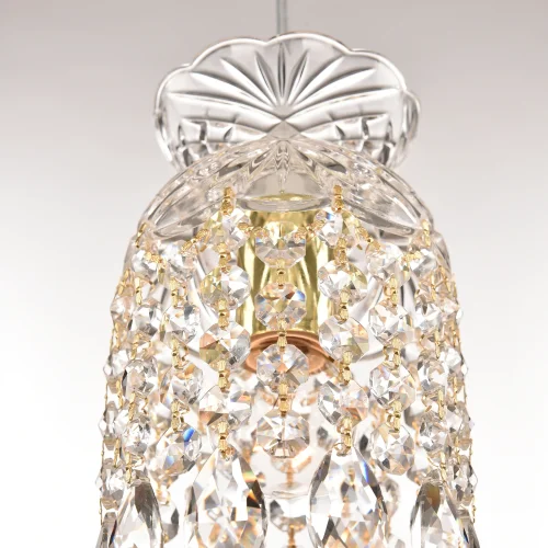 Светильник подвесной 14781P/11 G Bohemia Ivele Crystal прозрачный 1 лампа, основание золотое в стиле классический sp фото 3