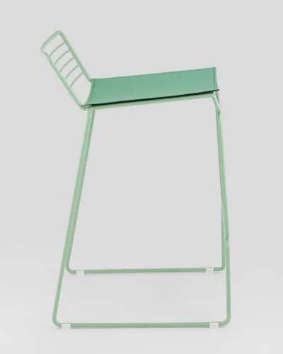 Стул полубарный Danny, зеленый, с подушкой УТ000038989 Stool Group, /, ножки//, размеры - *800***380*470 фото 2