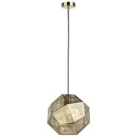 Светильник подвесной Fermo 724112 Lightstar золотой 1 лампа, основание золотое в стиле современный арт-деко 