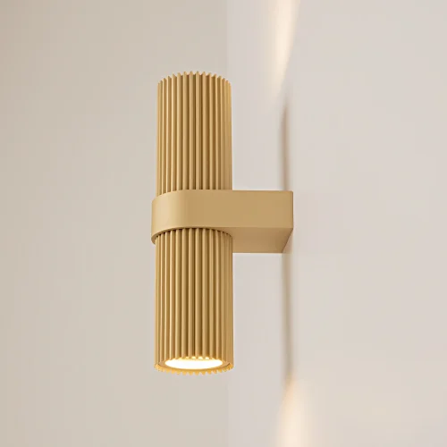 Бра Dynamics MOD326WL-02MG Maytoni матовый золото на 2 лампы, основание матовое золото в стиле современный фото 7