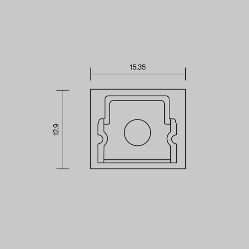Комплект заглушек (для профиля 26×30) 2 шт., ALM-2630-EC 642053 Maytoni цвет LED K, световой поток Lm фото 3