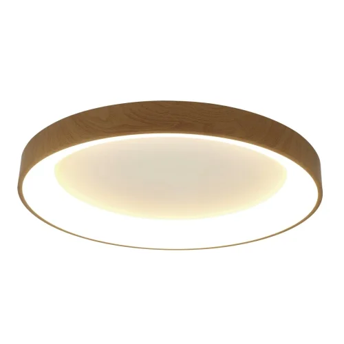 Люстра потолочная LED с пультом Niseko 8643 Mantra коричневая бежевая на 1 лампа, основание бежевое коричневое в стиле современный хай-тек с пультом фото 2