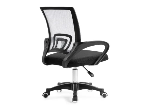 Компьютерное кресло Turin black / light gray 15433 Woodville, чёрный серый/ткань, ножки/пластик/чёрный, размеры - *900***600* фото 5